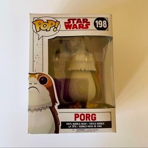 Funko Pop Star Wars The Last Jedi Porg #198 (Flocked)